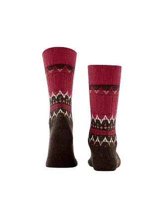 FALKE | Chaussettes NORSEMAN flanelle | braun